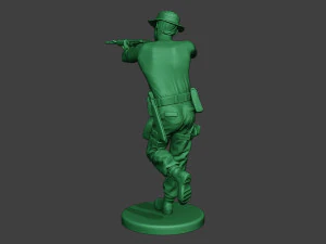 modern jungle soldier run4 mjs1 3D Print Model