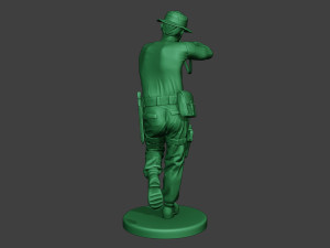 modern jungle soldier run4 mjs1 3D Print Model