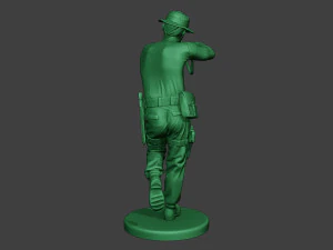 modern jungle soldier run4 mjs1 3D Print Model