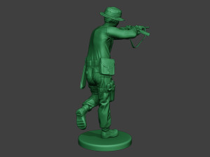 modern jungle soldier run4 mjs1 3D Print Model