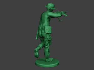 modern jungle soldier run4 mjs1 3D Print Model