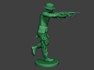 modern jungle soldier run4 mjs1 3D Print Model