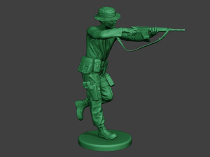 modern jungle soldier run4 mjs1 3D Print Model