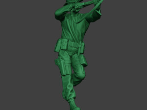 modern jungle soldier run4 mjs1 3D Print Model