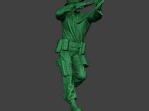 modern jungle soldier run4 mjs1 3D Print Model