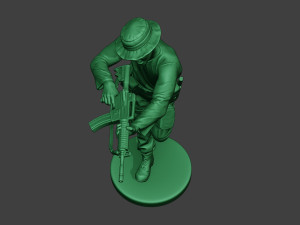 modern jungle soldier run4 mjs1 3D Print Model