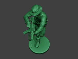 modern jungle soldier run4 mjs1 3D Print Model