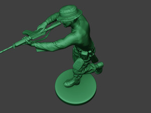 modern jungle soldier run4 mjs1 3D Print Model