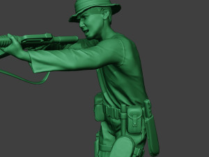 modern jungle soldier run4 mjs1 3D Print Model