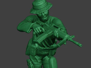 modern jungle soldier run4 mjs1 3D Print Model