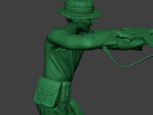 modern jungle soldier run4 mjs1 3D Print Model