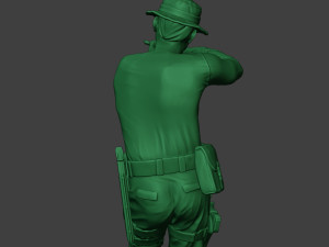 modern jungle soldier run4 mjs1 3D Print Model
