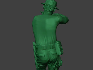 modern jungle soldier run4 mjs1 3D Print Model