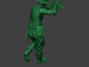 modern jungle soldier run4 mjs1 3D Print Model