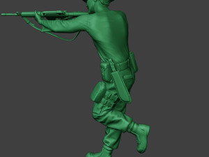 modern jungle soldier run4 mjs1 3D Print Model