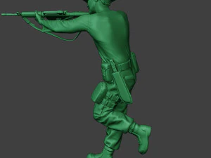 modern jungle soldier run4 mjs1 3D Print Model