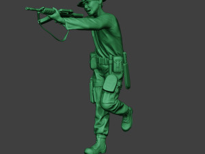 modern jungle soldier run4 mjs1 3D Print Model