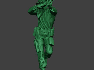 modern jungle soldier run4 mjs1 3D Print Model