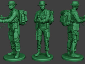 modern jungle soldiers mjs1 pack 1 Modello di stampa 3D