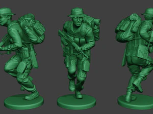 modern jungle soldiers mjs1 pack 1 3D Print Model
