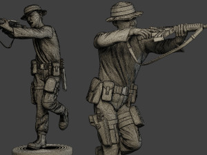 modern jungle soldiers mjs1 pack 1 Modello di stampa 3D