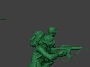 modern jungle soldiers mjs1 pack 1 3D Print Model