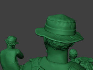 modern jungle soldiers mjs1 pack 1 Modello di stampa 3D
