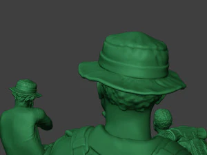 modern jungle soldiers mjs1 pack 1 3D Print Model