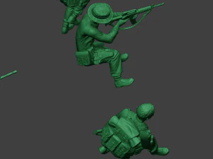 modern jungle soldiers mjs1 pack 1 3D Print Model