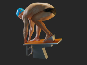swwimming pool male acc 3140 0003 3D Model