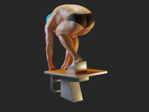 swwimming pool male acc 3140 0003 3D Model