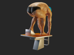 swwimming pool male acc 3140 0003 3D Model