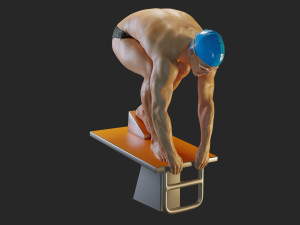 swwimming pool male acc 3140 0003 3D Model