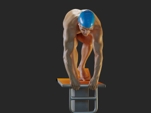 swwimming pool male acc 3140 0003 3D Model