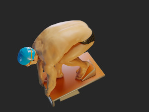 swwimming pool male acc 3140 0003 3D Model