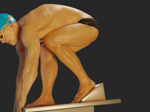 swwimming pool male acc 3140 0003 3D Model