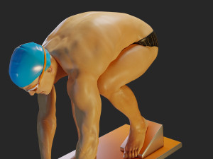 swwimming pool male acc 3140 0003 3D Model