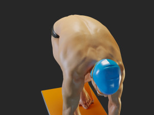 swwimming pool male acc 3140 0003 3D Model