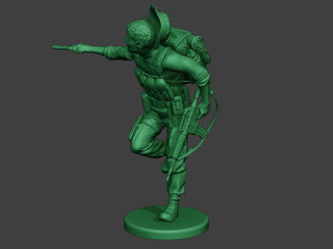 modern jungle soldier run5 mjs1 Model do druku 3D