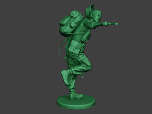 modern jungle soldier run5 mjs1 Model do druku 3D