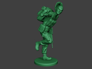 modern jungle soldier run5 mjs1 Model do druku 3D