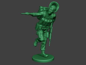 modern jungle soldier run5 mjs1 Model do druku 3D