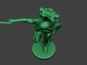 modern jungle soldier run5 mjs1 Model do druku 3D