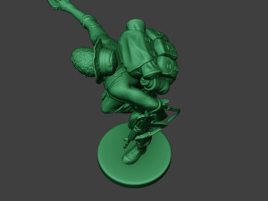 modern jungle soldier run5 mjs1 Model do druku 3D