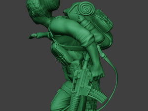 modern jungle soldier run5 mjs1 Model do druku 3D