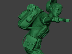 modern jungle soldier run5 mjs1 Model do druku 3D
