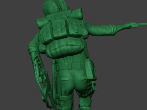 modern jungle soldier run5 mjs1 Model do druku 3D