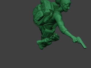 modern jungle soldier run5 mjs1 Model do druku 3D