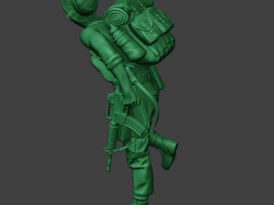 modern jungle soldier run5 mjs1 Model do druku 3D