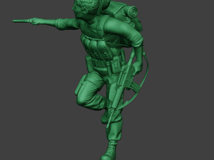 modern jungle soldier run5 mjs1 Model do druku 3D